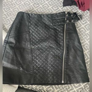 H&M Leather Skirt - Size 4
